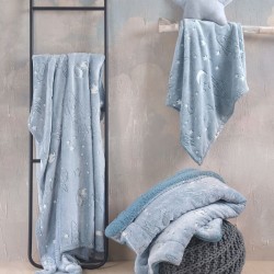 Κουβέρτα Fleece Παιδική Μονή Kids Oddity Flannel Fleece Luminus Rythmos (160x220) 1Τεμ
