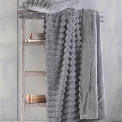 Κουβερτοπάπλωμα Διπλής Όψης Μονό Soft Duvet Trinity Grey Rythmos (160x220) 1Τεμ