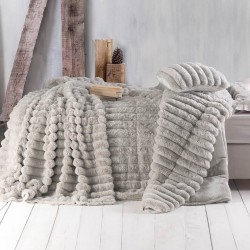 Κουβερτοπάπλωμα Διπλής Όψης Μονό Soft Duvet Trinity Beige Rythmos (160x220) 1Τεμ