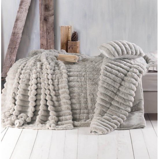 Κουβερτοπάπλωμα Διπλής Όψης Μονό Soft Duvet Trinity Beige Rythmos (160x220) 1Τεμ