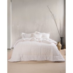 Κουβερτοπάπλωμα Γούνινο Μονό Διπλής Όψεως Υπέρδιπλο Butter White Με Sherpa Rythmos (220x240) 1Τεμ Κουβερτοπάπλωμα Γούνινο Μονό Διπλής Όψεως Υπέρδιπλο Butter White Με Sherpa Rythmos (220x240) 1Τεμ