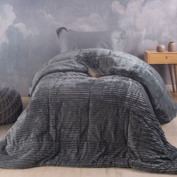 Κουβερτοπάπλωμα Γούνινο Μονό Διπλής Όψεως Υπέρδιπλο Etoile Grey Flannel Fleece Rythmos (220x240) 1Τεμ Κουβερτοπάπλωμα Γούνινο Μονό Διπλής Όψεως Υπέρδιπλο Etoile Grey Flannel Fleece Rythmos (220x240) 1Τεμ