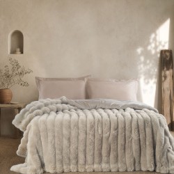 Κουβερτοπάπλωμα Γούνινο Υπέρδιπλο Soft Fur Atelier Beige Rythmos (220x240) 1Τεμ
