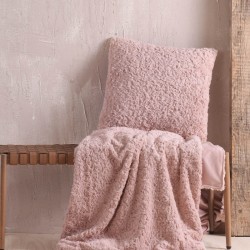 Κουβέρτα Fleece Καναπέ Snug Rotten Apple Jacquard Rabbit Eco Fur Rythmos (140x170) 1Τεμ