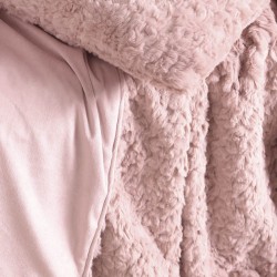 Κουβέρτα Fleece Καναπέ Snug Rotten Apple Jacquard Rabbit Eco Fur Rythmos (140x170) 1Τεμ