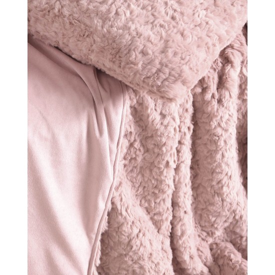 Κουβέρτα Fleece Καναπέ Snug Rotten Apple Jacquard Rabbit Eco Fur Rythmos (140x170) 1Τεμ