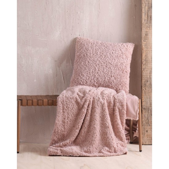 Κουβέρτα Fleece Καναπέ Snug Rotten Apple Jacquard Rabbit Eco Fur Rythmos (140x170) 1Τεμ