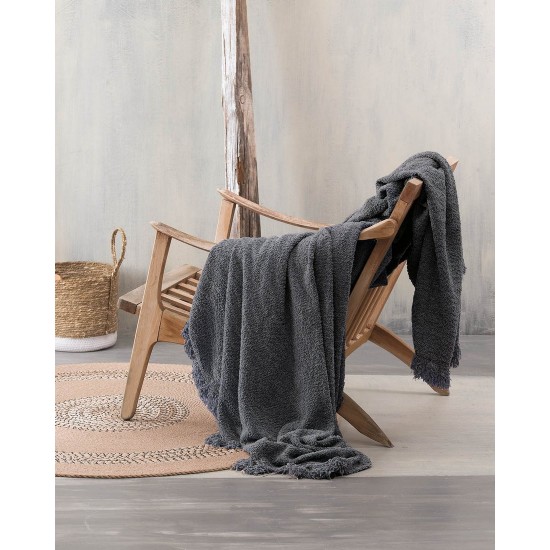 Ριχτάρι Διθέσιου Living Room Beckett Dark Grey Chenille Rythmos (180x240) 1Τεμ Ριχτάρι Διθέσιου Living Room Beckett Dark Grey Chenille Rythmos (180x240) 1Τεμ