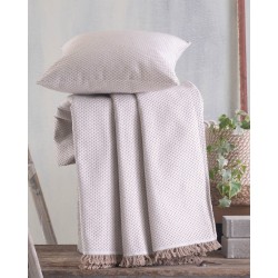 Ριχτάρι Πολυθρόνας Living Room Matis Beige Jacquard Rythmos (160x180) 1Τεμ