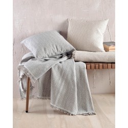 Ριχτάρι Πολυθρόνας Colin Grey Jacquard Rythmos (160x180) 1Τεμ