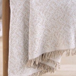 Ριχτάρι Διθέσιου Fabio Ecru Jacquard Rythmos (180x240) 1Τεμ