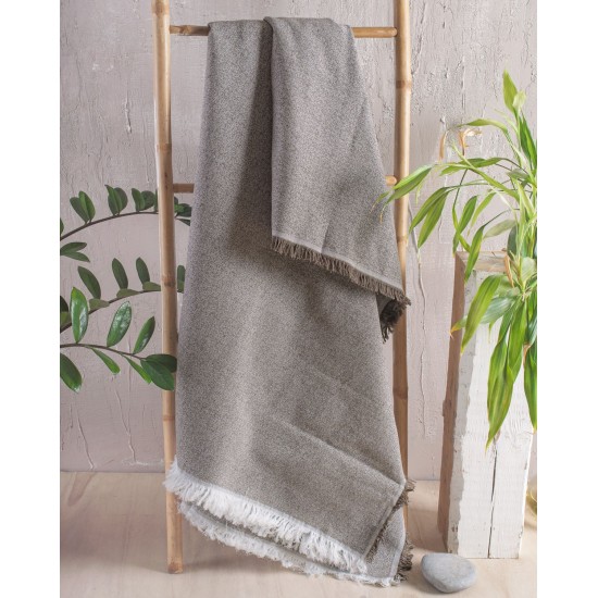 Διακοσμητική Μαξιλαροθήκη Living Room Cadenza Brown Rythmos (40x40) 1Τεμ