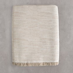 Διακοσμητική Μαξιλαροθήκη Living Room Atticus Beige Jacquard Rythmos (40x40) 1Τεμ