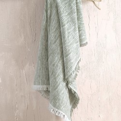Διακοσμητική Μαξιλαροθήκη Living Room Atticus Khaki Jacquard Rythmos (40x40) 1Τεμ
