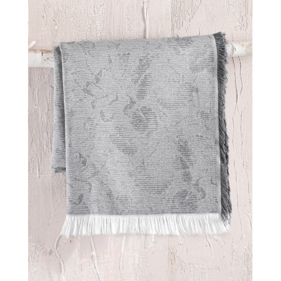 Ριχτάρι Διθέσιου Living Room Peony D.Grey Jacquard Rythmos (180x240) 1Τεμ