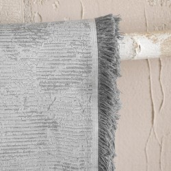 Διακοσμητική Μαξιλαροθήκη Living Room Peony D.Grey Jacquard Rythmos (40x40) 1Τεμ