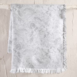 Ριχτάρι Πολυθρόνας Living Room Peony L.Grey Jacquard Rythmos (160x180) 1Τεμ