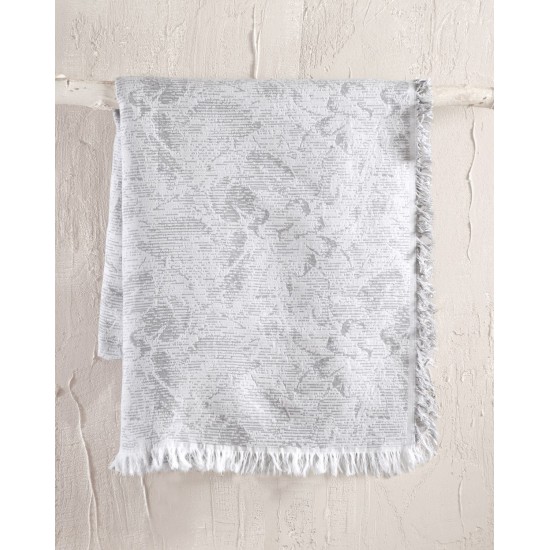 Ριχτάρι Τετραθέσιου Living Room Peony L.Grey Jacquard Rythmos (180x330) 1Τεμ