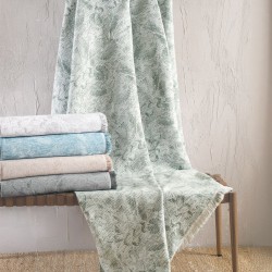 Ριχτάρι Διθέσιου Living Room Peony Khaki Jacquard Rythmos (180x240) 1Τεμ
