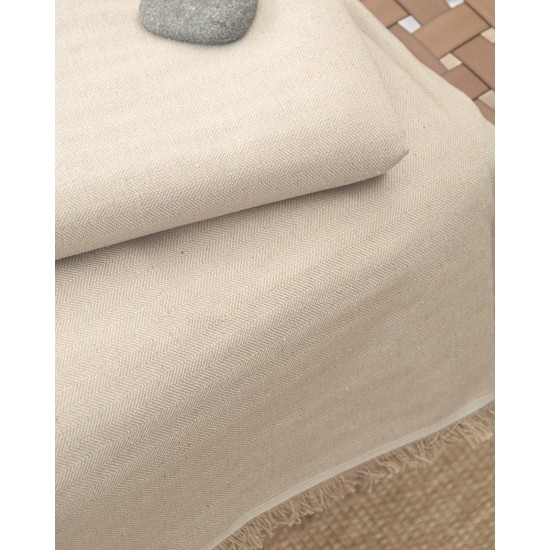 Διακοσμητική Μαξιλαροθήκη Living Room Rovane Beige Jacquard Chenille Rythmos (40x40) 1Τεμ