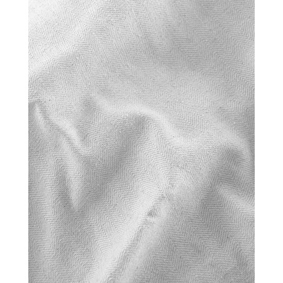 Ριχτάρι Πολυθρόνας Living Room Rovane Grey Jacquard Chenille Rythmos (160x180) 1Τεμ