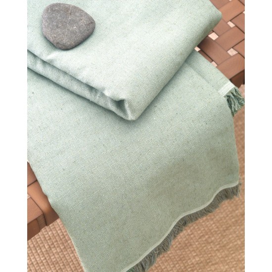Ριχτάρι Τριθέσιου Living Room Rovane Mint Jacquard Chenille Rythmos (180x280) 1Τεμ