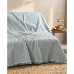 Ριχτάρι Διθέσιου Living Room Carson Grey-Green Jacquard Chenille Rythmos (180x240) 1Τεμ
