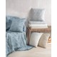 Διακοσμητική Μαξιλαροθήκη Chinille Fidel Grey Jacquard Rythmos (40x40) 1Τεμ