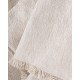 Ριχτάρι Πολυθρόνας Chinille Fidel Ecru Jacquard Rythmos (160x180) 1Τεμ