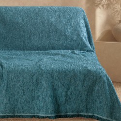 Ριχτάρι Τριθέσιου Living Room Harvest Blue Jacquard Chenille Rythmos (180x280) 1Τεμ