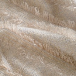 Ριχτάρι Τριθέσιου Living Room Gath Beige Jacquard Chenille Rythmos (180x280) 1Τεμ