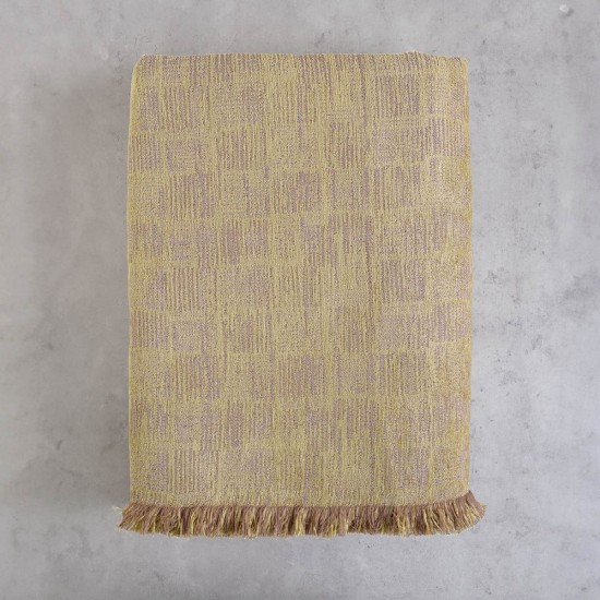 Ριχτάρι Διθέσιου Living Room Kenya Ocher Jacquard Rythmos (180x240) 1Τεμ