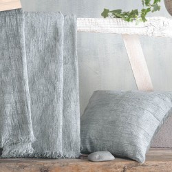 Διακοσμητική Μαξιλαροθήκη Living Room Kenya Grey Jacquard Rythmos (40X40) 1Τεμ