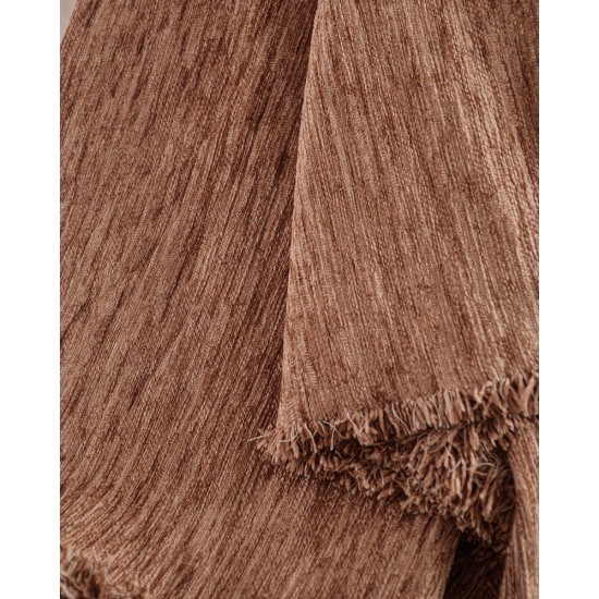 Ριχτάρι Τριθέσιου Chinille Planet Brown Jacquard Rythmos (180x330) 1Τεμ Ριχτάρι Τριθέσιου Chinille Planet Brown Jacquard Rythmos (180x330) 1Τεμ