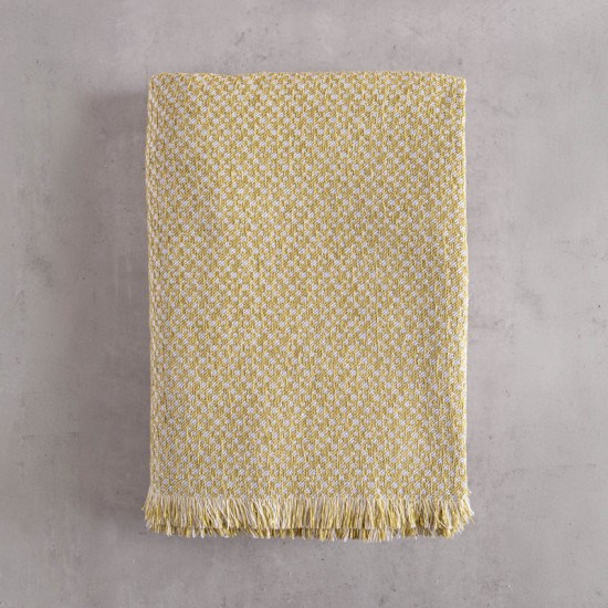 Ριχτάρι Πολυθρόνας Chinille Editor Gold Jacquard Rythmos (160x180) 1Τεμ