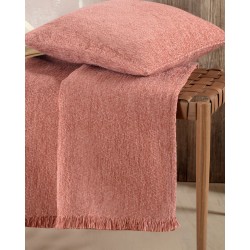 Ριχτάρι Πολυθρόνας Living Room Anatolia Pink Jacquard Chenille Rythmos (160x180) 1Τεμ