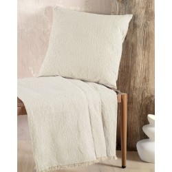 Ριχτάρι Διθέσιου Living Room Gozzi Ecru Jacquard Chenille Rythmos (180x240) 1Τεμ