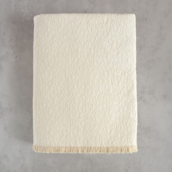 Ριχτάρι Πολυθρόνας Living Room Gozzi Ecru Jacquard Chenille Rythmos (160x180) 1Τεμ