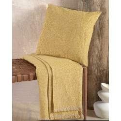 Ριχτάρι Πολυθρόνας Living Room Gozzi Mustard Jacquard Chenille Rythmos (160x180) 1Τεμ