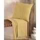 Ριχτάρι Τριθέσιου Living Room Gozzi Mustard Jacquard Chenille Rythmos (180x280) 1Τεμ