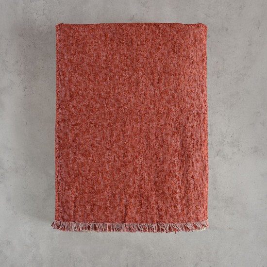 Ριχτάρι Πολυθρόνας Living Room Gozzi Terracotta Jacquard Chenille Rythmos (160x180) 1Τεμ
