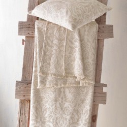 Ριχτάρι Τετραθέσιου Living Room Beatris Beige-Ecru Jacquard Rythmos (180x330) 1Τεμ