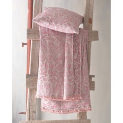 Ριχτάρι Πολυθρόνας Living Room Beatris Pink Jacquard Rythmos (160x180) 1Τεμ