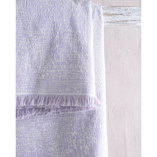 Ριχτάρι Τετραθέσιου Living Room Canda Lilac Jacquard Rythmos (180x330) 1Τεμ