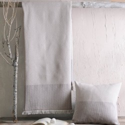 Διακοσμητική Μαξιλαροθήκη Living Room Ombre Grey Jacquard Rythmos (40x40) 1Τεμ