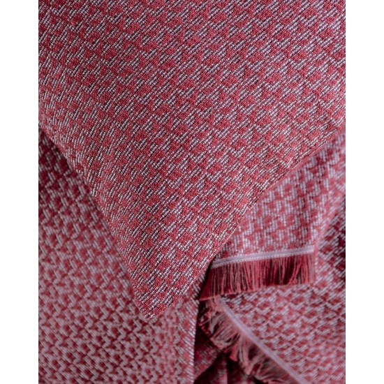 Ριχτάρι Τριθέσιου Reeves Bordeaux Jacquard Rythmos (180x330) 1Τεμ Ριχτάρι Τριθέσιου Reeves Bordeaux Jacquard Rythmos (180x330) 1Τεμ