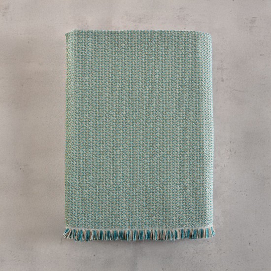 Ριχτάρι Διθέσιου Living Room Santorini Blue Jacquard Rythmos (180x240) 1Τεμ