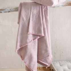 Ριχτάρι Τετραθέσιου Living Room Santorini Pink Jacquard Rythmos (180x330) 1Τεμ