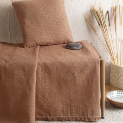 Ριχτάρι Τετραθέσιου Living Room Ermis Mocha Jacquard Rythmos (180x330) 1Τεμ