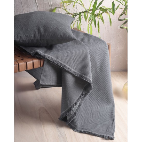 Διακοσμητική Μαξιλαροθήκη Living Room Reve Ανθρακί Rythmos (40x40) 1Τεμ Διακοσμητική Μαξιλαροθήκη Living Room Reve Ανθρακί Rythmos (40x40) 1Τεμ